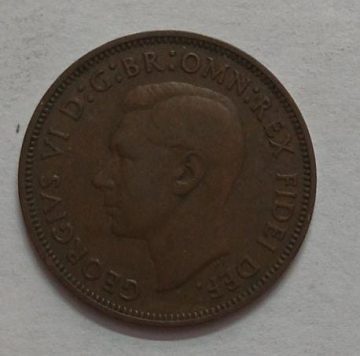 UK Half Penny Coin 1950 (USED)