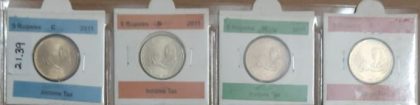 5 Rupee - Income Tax- 4 NOS -   C/ B/ H/ N_UNC  Mint | Indian Postage Stamps | Indian Coins | Old Indian Currency | Rare Indian Coins | Numismatic Collection India