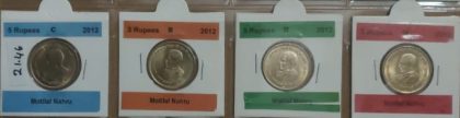 5 Rupee - Motilal Nehru- 4 NOS -   C/ B/ H/ N_UNC  Mint | Indian Postage Stamps | Indian Coins | Old Indian Currency | Rare Indian Coins | Numismatic Collection India