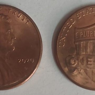 U.S.A. 1-CENT 2020 (used)