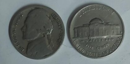 U.S.A. 5- CENT 1941(used) | Indian Postage Stamps | Indian Coins | Old Indian Currency | Rare Indian Coins | Numismatic Collection India