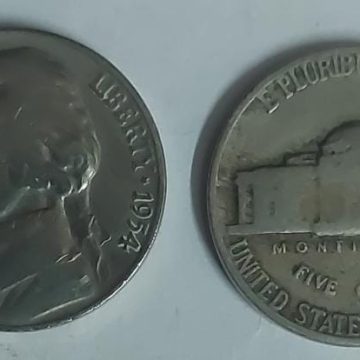 U.S.A. 5- CENT 1954(used)