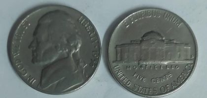U.S.A. 5- CENT 1956(used) | Indian Postage Stamps | Indian Coins | Old Indian Currency | Rare Indian Coins | Numismatic Collection India