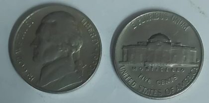 U.S.A. 5- CENT 1990 (used) | Indian Postage Stamps | Indian Coins | Old Indian Currency | Rare Indian Coins | Numismatic Collection India