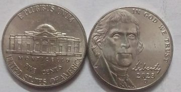 U.S.A. 5- CENT 2023 (used)