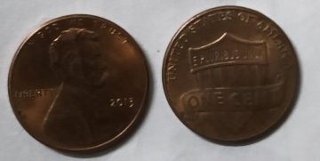 U.S.A. 1-CENT 2013 (used)