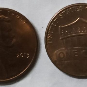 U.S.A. 1-CENT 2013 (used)