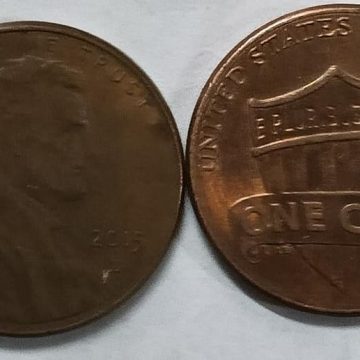 U.S.A. 1-CENT 2015 (used)