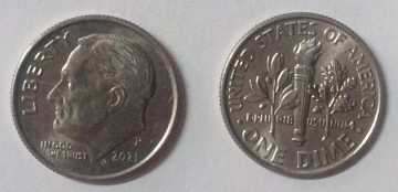 U.S.A. 1-DIME 2021 (Used)