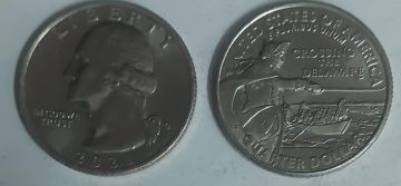 2021 - Brilliant Uncirculated Grossing The Delaware National Park Quarter Coin