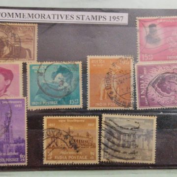 1957 Complete year pack 9 Stamp_Used