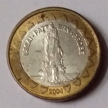 VATICANA 1 Europ Essai-Pattern-Probe (used) | Indian Postage Stamps | Indian Coins | Old Indian Currency | Rare Indian Coins | Numismatic Collection India - Image 2