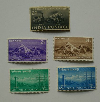 1953 Complete year pack 5 Stamp | Indian Postage Stamps | Indian Coins | Old Indian Currency | Rare Indian Coins | Numismatic Collection India