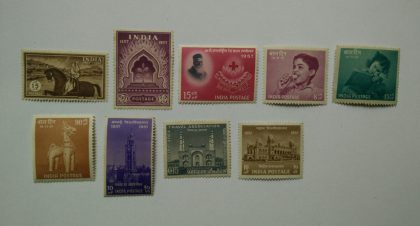 1957 Complete year pack 9 Stamp | Indian Postage Stamps | Indian Coins | Old Indian Currency | Rare Indian Coins | Numismatic Collection India