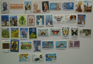 1981 Complete year pack 37 Stamp (Hinged/Gum washed)