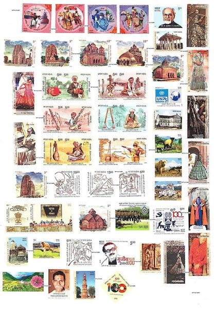 2020 Complete year pack 55  Stamp | Indian Postage Stamps | Indian Coins | Old Indian Currency | Rare Indian Coins | Numismatic Collection India - Image 2