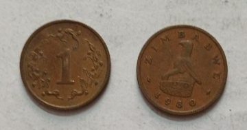 ZIMBABWE 1 CENT 1980 Coin(USED)