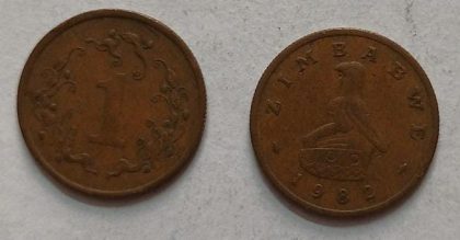 ZIMBABWE 1 CENT 1982 Coin(USED) | Indian Postage Stamps | Indian Coins | Old Indian Currency | Rare Indian Coins | Numismatic Collection India