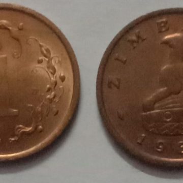 ZIMBABWE 1 CENT 1988 Coin(USED)