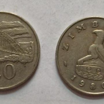 ZIMBABWE 20 CENT 1980 Coin(USED)