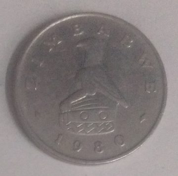 ZIMBABWE 10 CENTS 1980(used)