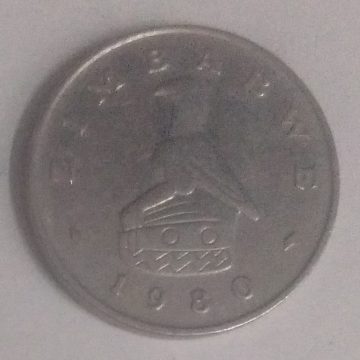 ZIMBABWE 10 CENTS 1980(used)