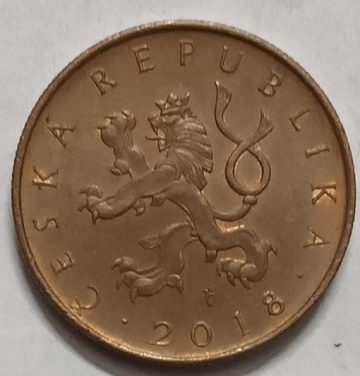 Czech Republic 10 koruna 2018 (used)