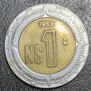 MEXICO 1 DOLLAR 1995(used)