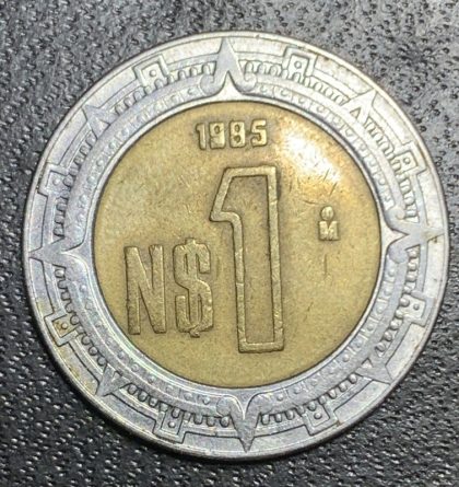 MEXICO 1 DOLLAR 1995(used) | Indian Postage Stamps | Indian Coins | Old Indian Currency | Rare Indian Coins | Numismatic Collection India