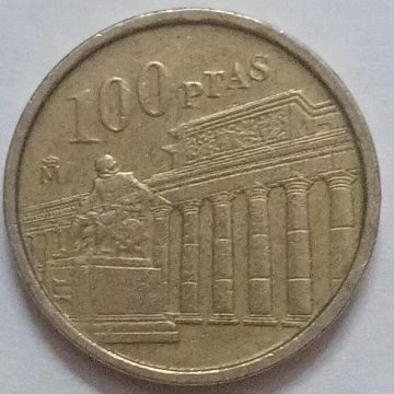Spain 100 Pesetas Coin 1994(Used)