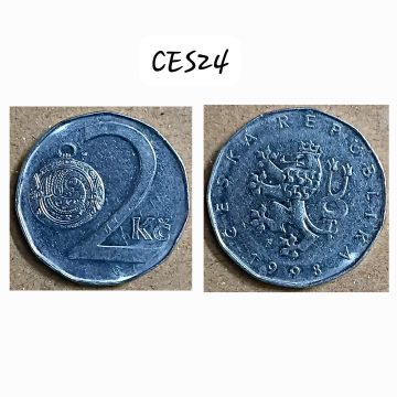 Czech Republic 2 Koruna 1998 (used)