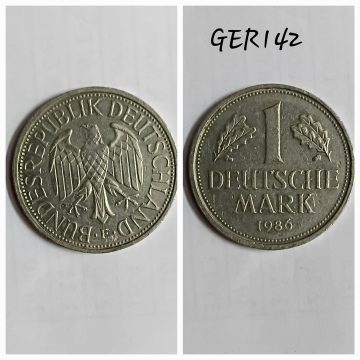 GERMANY Deutsche 1 MARK 1986 (USED)