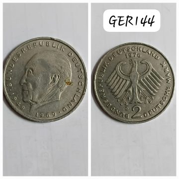 GERMANY  Deutsche 2 MARK 1976 (USED)