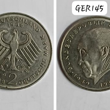 GERMANY  Deutsche 2 MARK 1986 (USED)