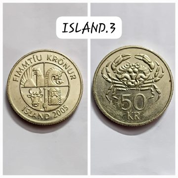 ISLAND 50 KRONUR 2005 (UNC)