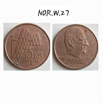 NORWAY 10 KRONER 2000 (used)