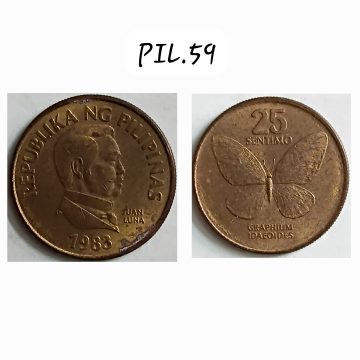 PHILIPPINES 25 SENTIMOS 1983 Coin (used)