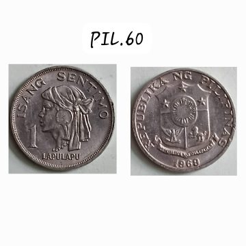 PHILIPPINES 1 ISANG SENTIMOS 1969 Coin (used)