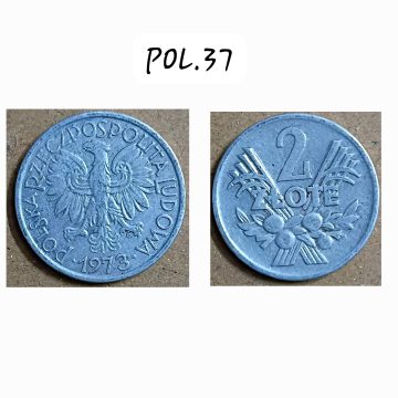 POLAND 2 ZTOTE 1973 (USED)