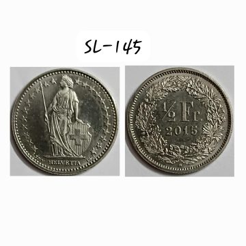 SWITZERLAND 1/2 Rappen 2015 Confoederatio Helvetica