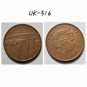 1 penny 2009_Great Britain, Elizabeth II (used)