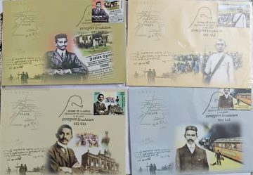 INDIA-2007 CENTENARY OF SALT SATYAGRAHA SET OF 4 CANCELLED MAXIM CARDS-2