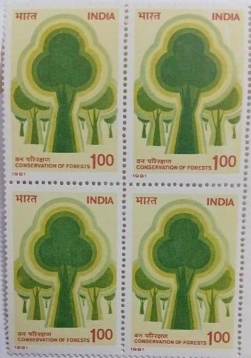 Enviromental conservation(Block of 4 stamp)