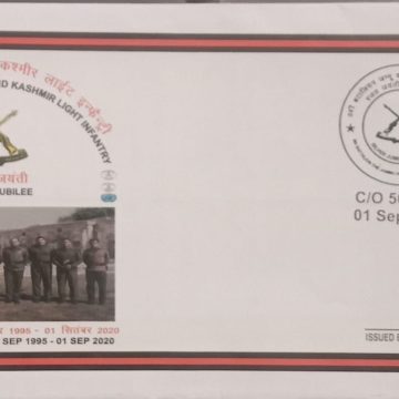 5th Battalion The Jammu And Kashmir Light Infantry  Army Postal Covers (APO's)