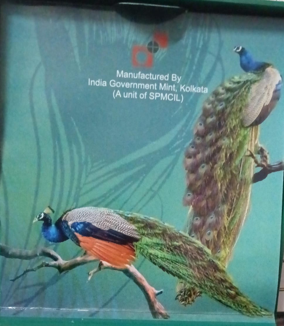 NATIONAL BIRD OF INDIA -THE PEACOCK (SOUVENIR COIN ) - Image 4