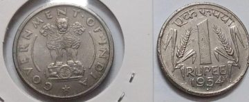 1 RUPEE-1954_Used