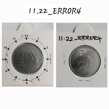 2 RUPEES 2011 (MUDRA) KOLKATA MINT EXTRA METAL COIN UNC