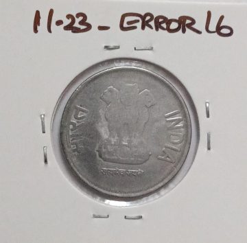 2 RUPEES 2011 KOLKATA GHOST ERROR COIN UNC