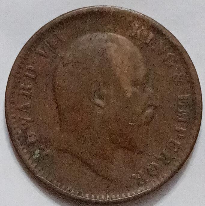 British India Coin KING EDWARD VII-1908 - Image 2