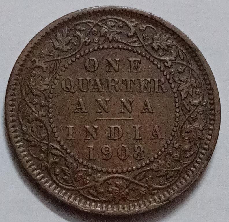 British India Coin KING EDWARD VII-1908